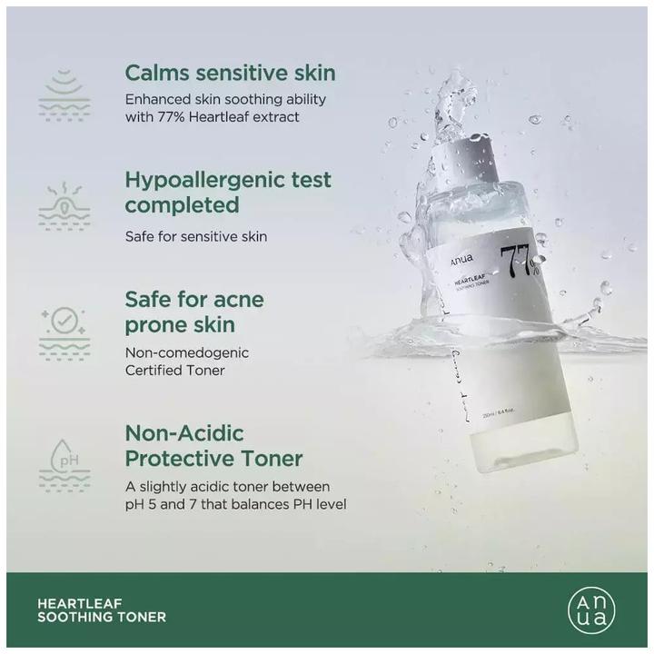 Produktbild Anua Heartleaf 77% Soothing Toner (Tonic, 250 ml)