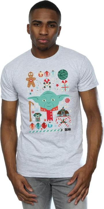 Immagine prodotto Star Wars Yoda Christmas Maglietta Uomo (S)