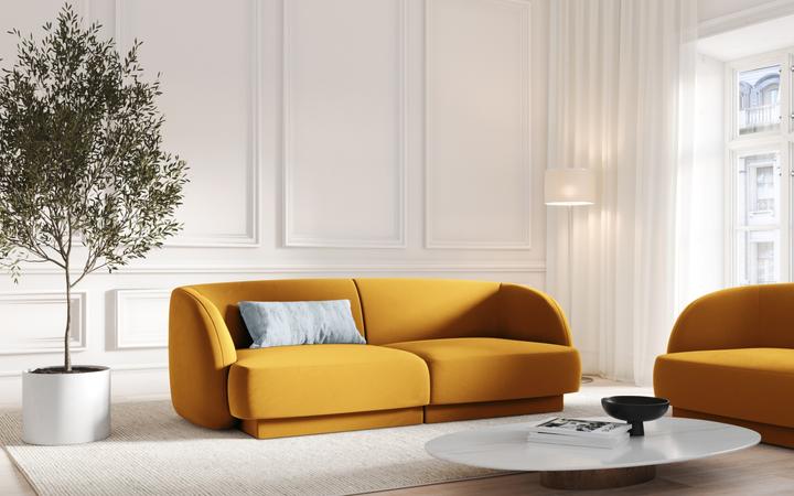 Image du produit Micadoni Bouclé Canapé, "Miley", 2 Places, 180x90x70Fabriqué en Europe (2 places, 3 places, 4 places)