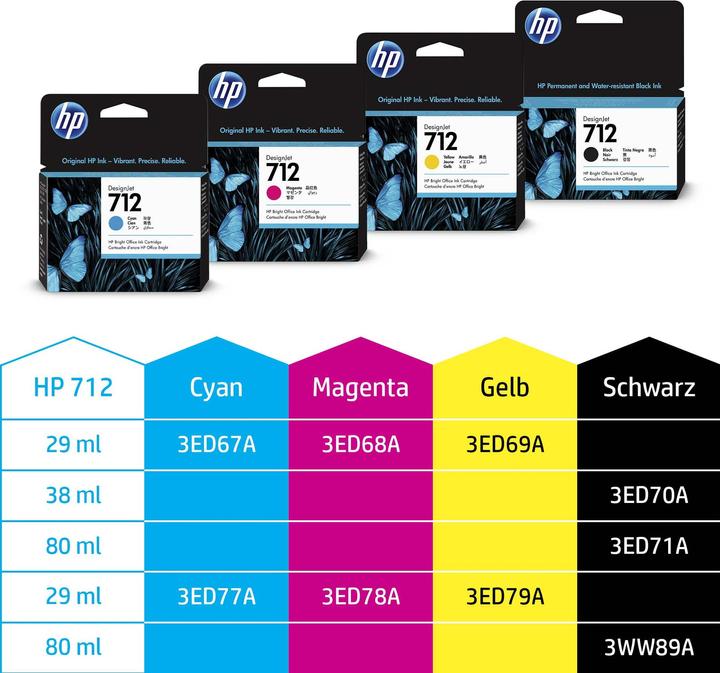 Produktbild HP 712 (Y)