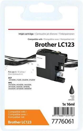 Actual product image Office Depot Ink Cartridge Compatible Brother LC123 Black (FC)