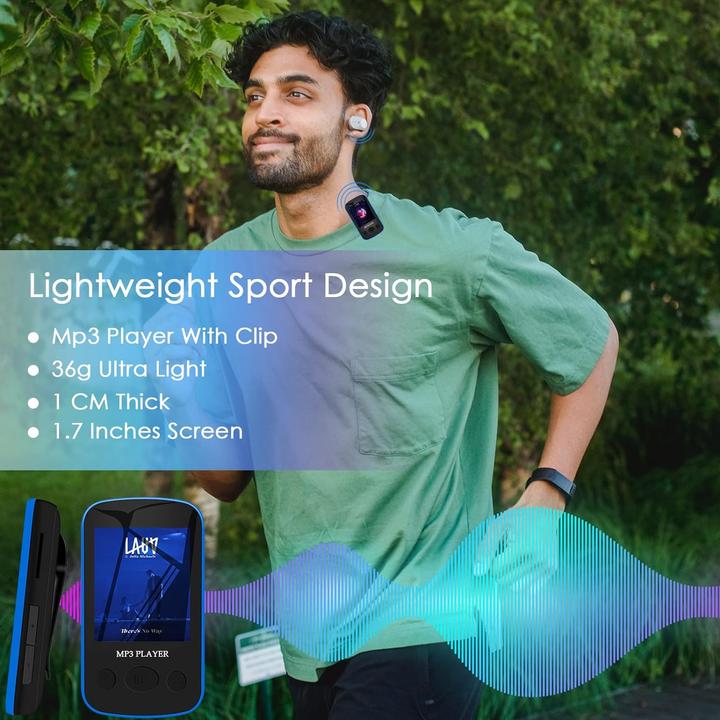 Actual product image Aiworth Lightweight Sports MP3 Player, 32 GB (32 GB)