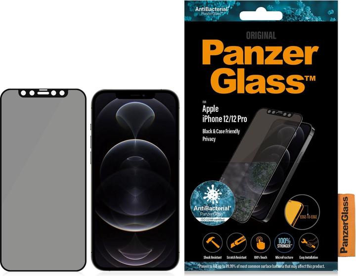 PanzerGlass Respect de la vie privée (1 pièce(s), Apple iPhone 12, Realme 12 Pro+)