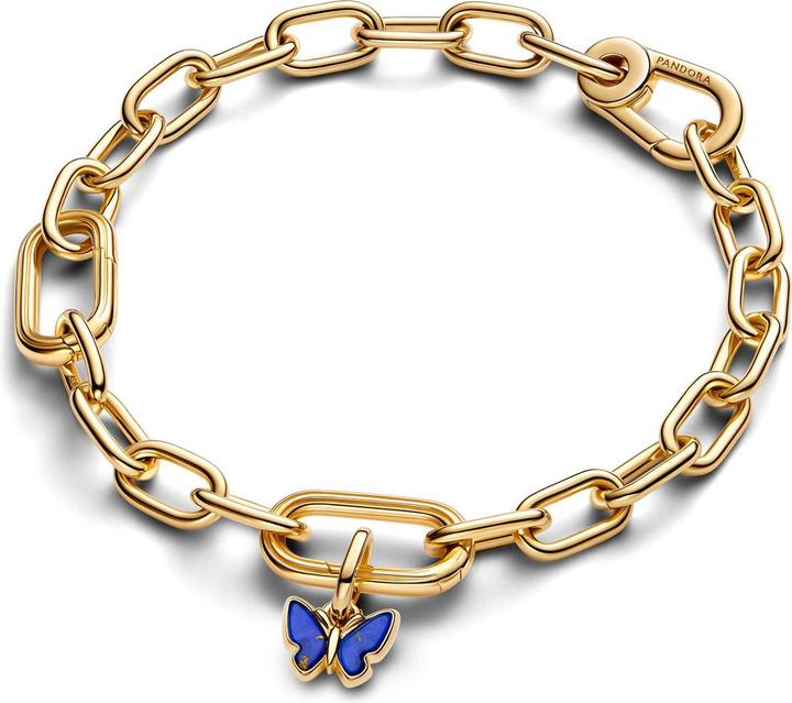 Immagine prodotto Pandora Mini ciondolo pendente farfalla blu (Dorato, Metallo)