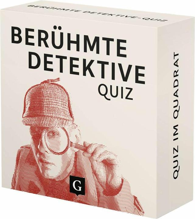 Actual product image Famous detectives quiz (German)
