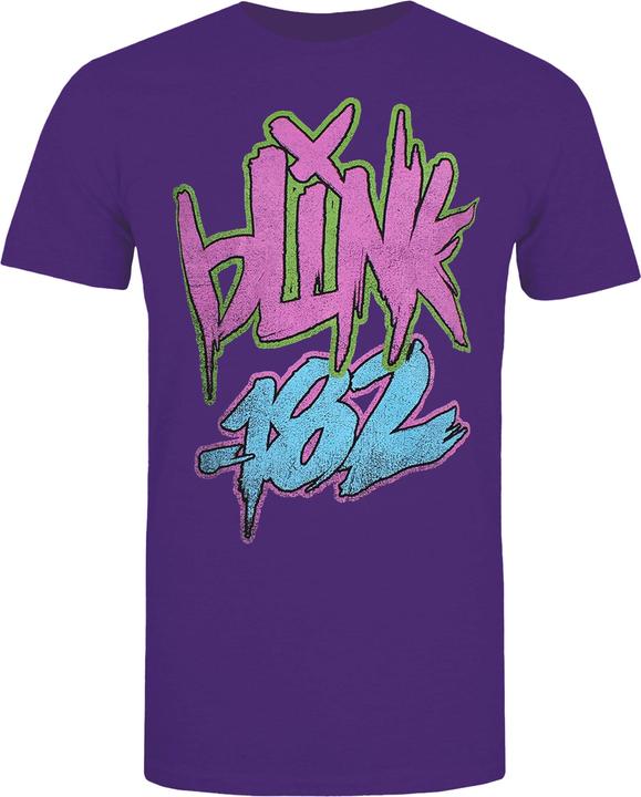 Immagine prodotto Blink 182 Maglietta unisex adulto con logo neon (XL)