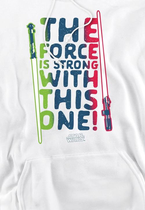 Actual product image Star Wars Mens Force Is Strong Hoodie (L)