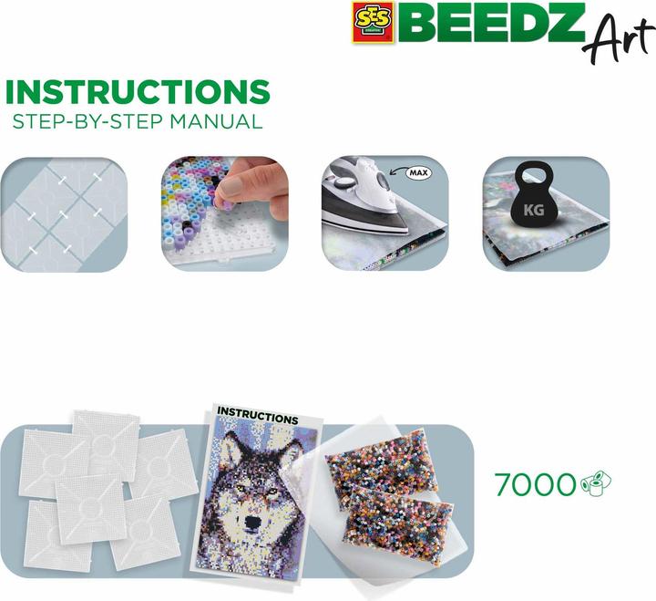 Produktbild Ses Beedz Art - Wolf