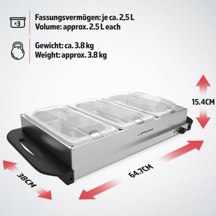 Produktbild Jago Buffetwärmer
