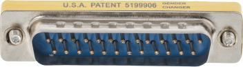 Immagine prodotto Valueline Adattatore seriale D-SUB 25 pin maschio - D-SUB 25 pin femmina in metallo (0.05 m)