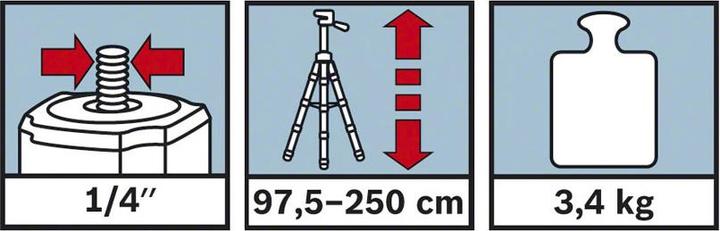 Productafbeelding Bosch Professional BT250 Bouwstatief