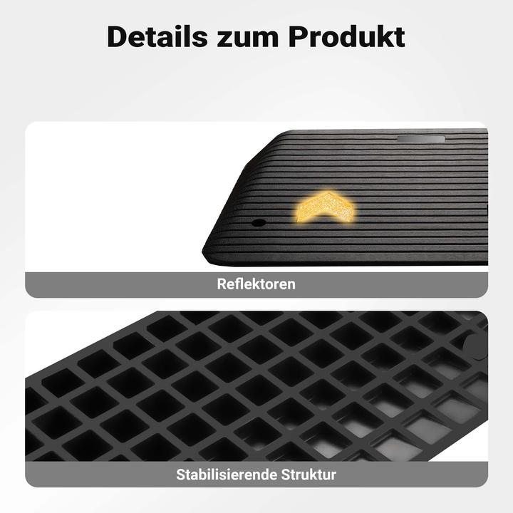 Produktbild Wiltec Schwellenrampe Gummi