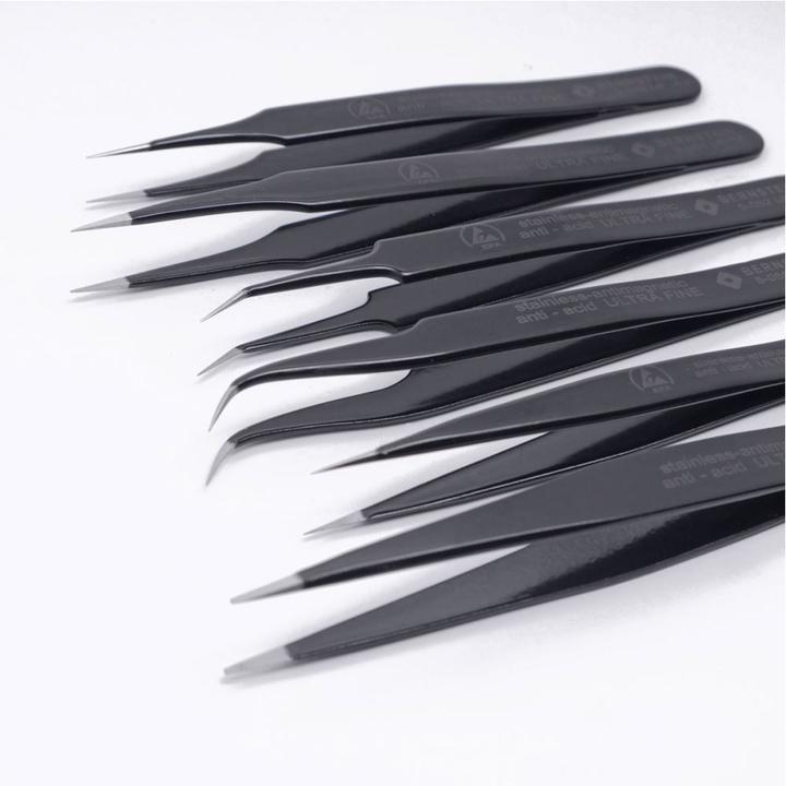 Actual product image Bernstein ESD TweezersSet ULTRA FINE