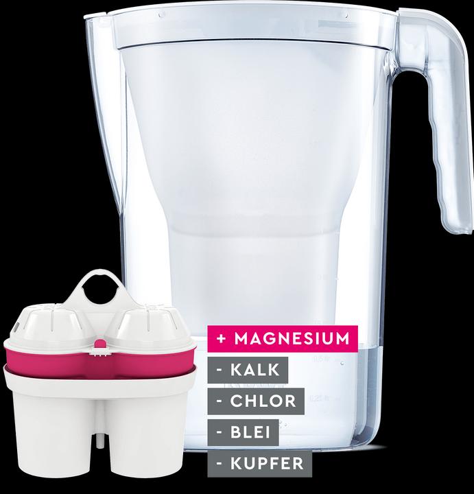 Image du produit BWT Filtre à eau de table Vida avec cartouches filtrantes minéralisées au magnésium