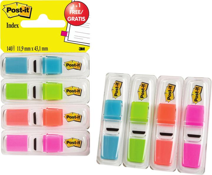 Post-it index des promotions (11,9 x 43,2 mm)