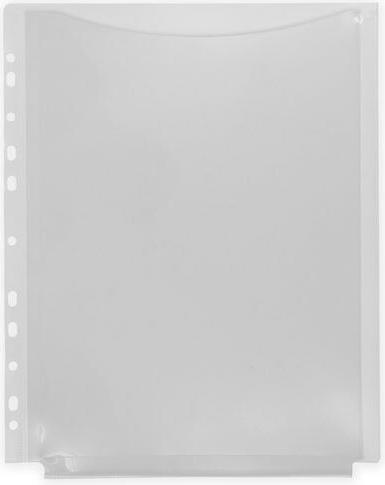 Actual product image 5 organisational sleeves DIN A4 transparent grained 0.18 mm (A4, 5 x)