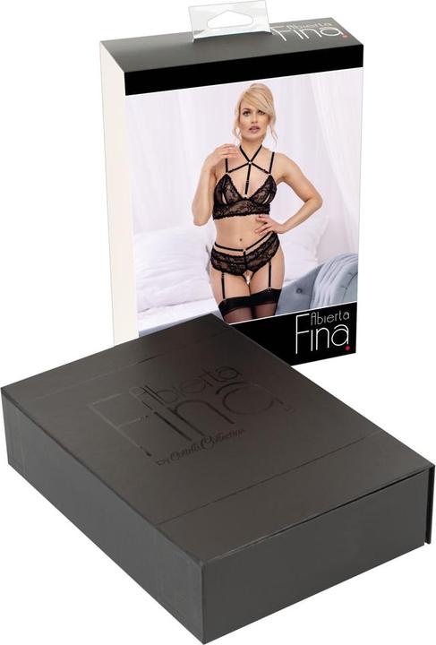 Produktbild Abierta Fina BH Set schwarz L (L)