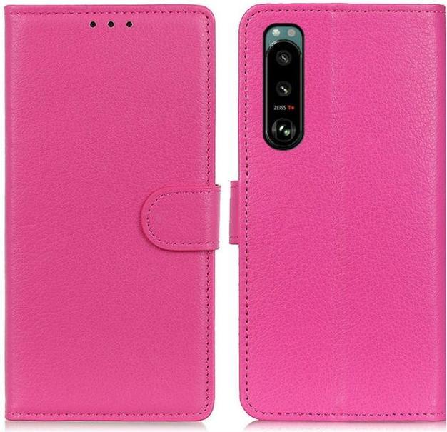 Productafbeelding MU Classic Litchi Leren Boekomslag Serie (Xperia 5 III)
