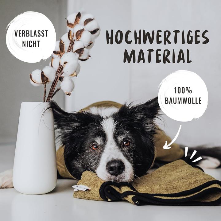 Produktbild Rudelkönig Hundebademantel (70, XL, Hundebademantel)