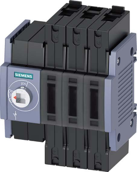 Actual product image Siemens Main switch 63A 3p IP20 Einb Wart/Rep 3KD2630-2ME10-0