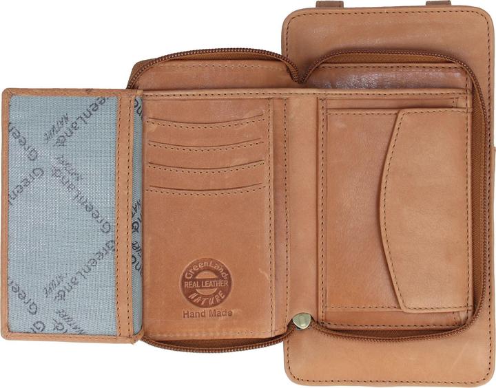Image du produit Greenland Nature Nature Soft Handy Bag Porte-monnaie en cuir 11 cm