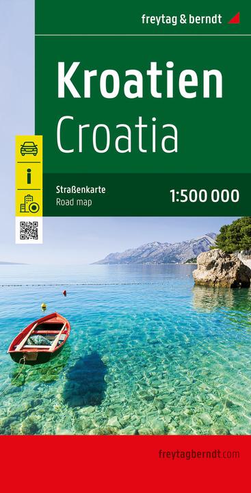 Actual product image Freytag & Berndt Car Map Croatia. Hrvatska. Croatia. Croatia. Croatia. Croazia