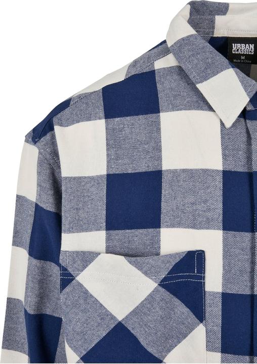Actual product image Urban Classics Long Oversized Checked Shirt - 16632 (M)