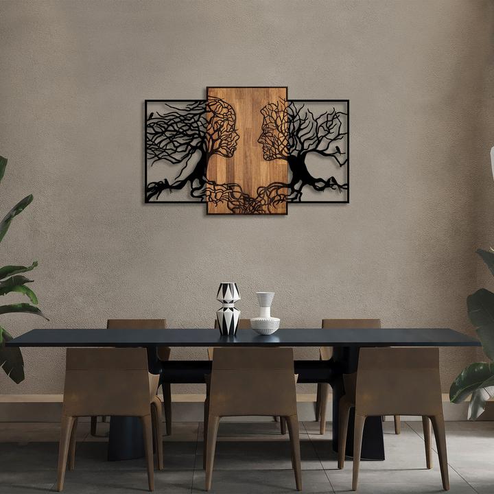 Actual product image Wallxpert Woodland Wooden Wall Accessory