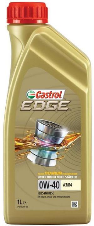 Actual product image Castrol EDGE 0W-40 Titanium A3/B4 (1 l, SAE 0W-40)