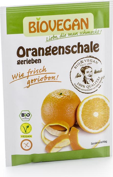 Actual product image Biovegan Orange zest grated organic (9 g)