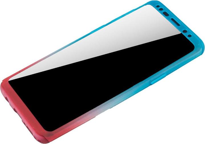 Produktbild König Design Hülle Handy Schutz für Samsung Galaxy S9 Full Case Cover Displayschutz Etuis Rot (Samsung Galaxy S9+)