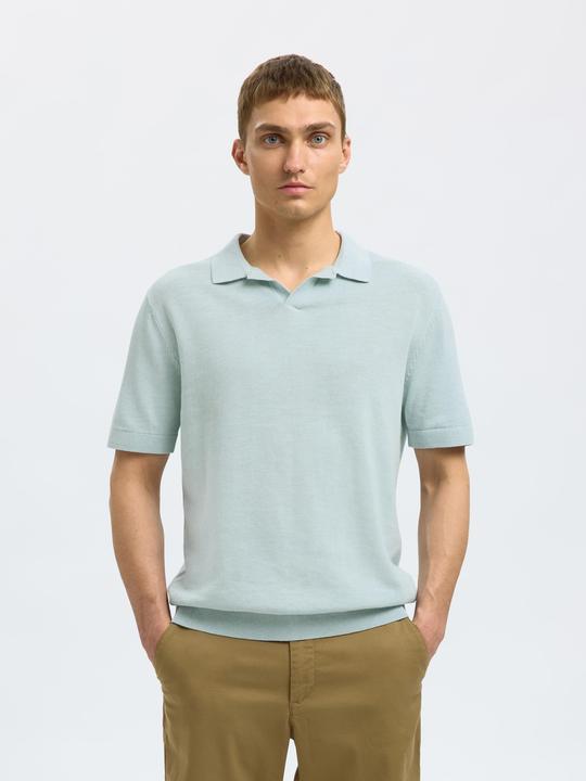 Actual product image Selected Homme Kurzarm Polohemd aus Strick (L)