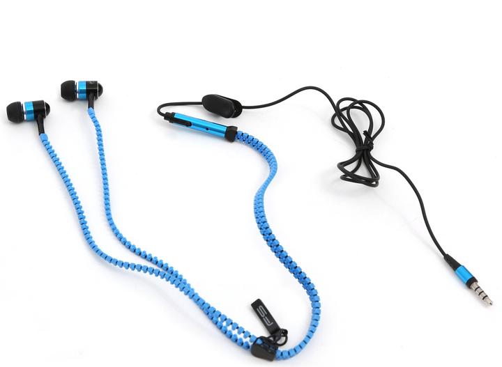 Actual product image Omega Platinet FH2111 Headphones In-ear connector Blue (Cable)