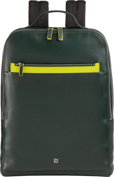 Actual product image Dudubags Baltimora - Leather Backpack 13" Mangrove (10 l)