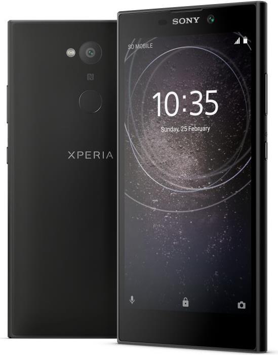 Actual product image Sony Xperia L2 (32 GB, Black, 5.50", Single SIM, 13 Mpx, 4G)