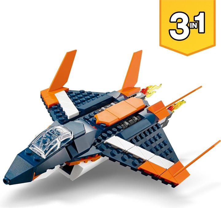 Immagine prodotto LEGO Jet supersonico (31126, LEGO Creator 3-in-1)