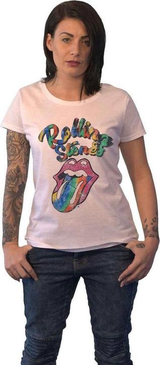 Image du produit The Rolling Stones Womens/Ladies Tie Dye Cotton T-shirt (34 D)