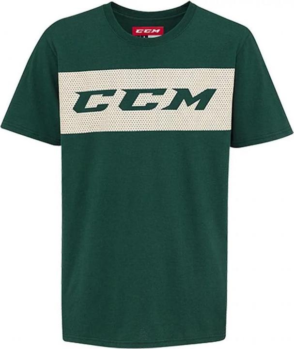 Produktbild CCM T7844 SS True 2 Hockey-T-Shirt SR (S, Grün) (S)