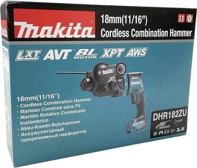 Actual product image Makita 18V Battery combi hammer SDS-Plus 18mm DHR182ZU (Rechargeable battery operated)