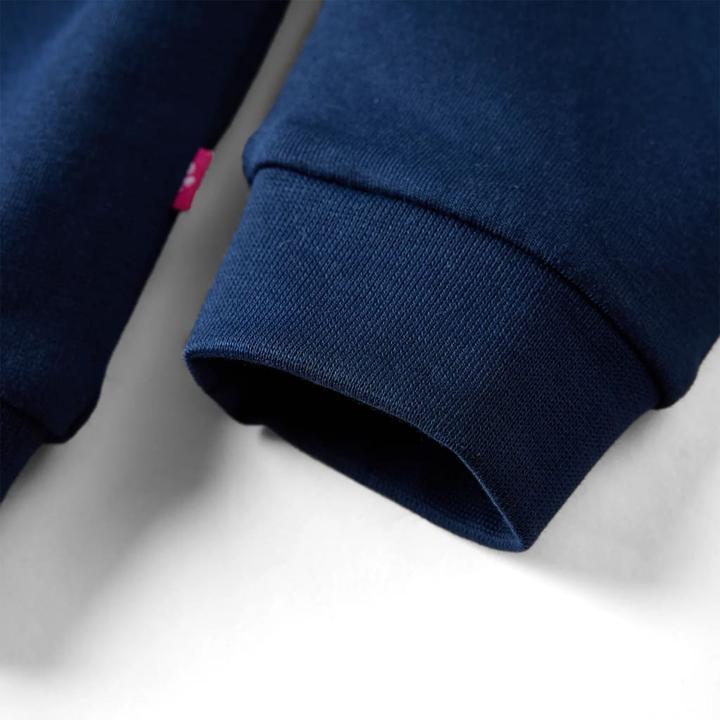Image du produit VidaXL Sweatshirt enfant bleu marine 128,Matière : 95% coton. 5 (128)