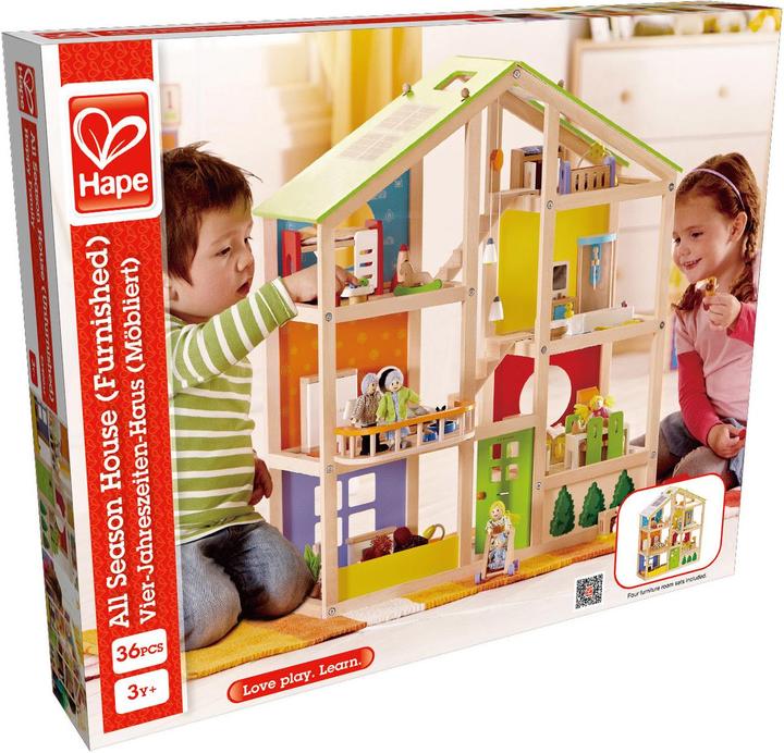 Actual product image Hape Four-season house furnished