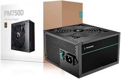 Produktbild Deepcool PM750D Netzteil 750 W 20+4 pin ATX ATX Schwarz (750 W)