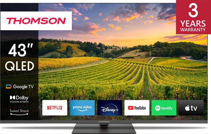 Immagine prodotto Thomson 43QG5C14 Tv QLed 43' Smart Google (43", QLED, 4K)