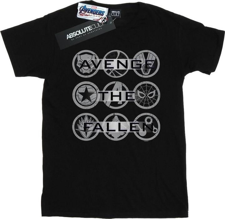 Actual product image Mens Avengers Endgame Avenge The Fallen Icons T-Shirt (XXL)