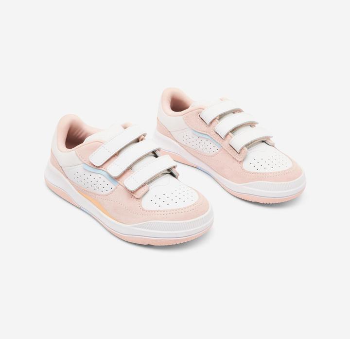 Produktbild Decathlon Turnschuhe Kinder Klettverschluss - Playventure City weiss/rosa (33)