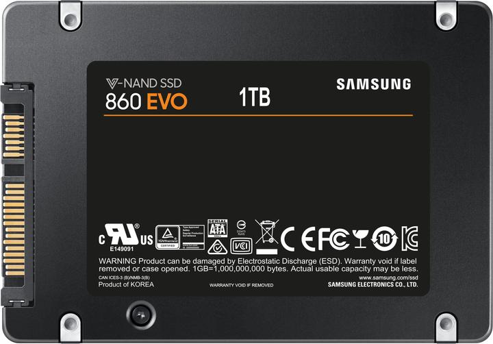 Image du produit Samsung 860 EVO Basic (1000 Go, 2.5")