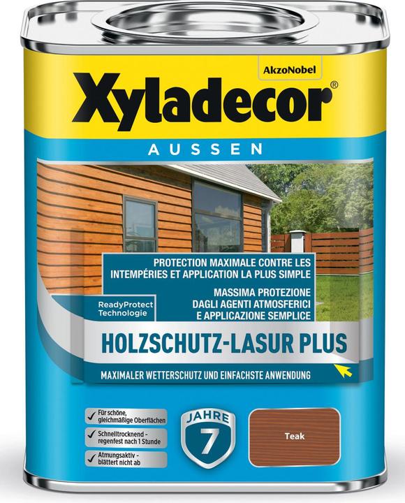 Image du produit Xyladecor XY Holzschutz-Lasur PLUS (Teck, 0.75 l)
