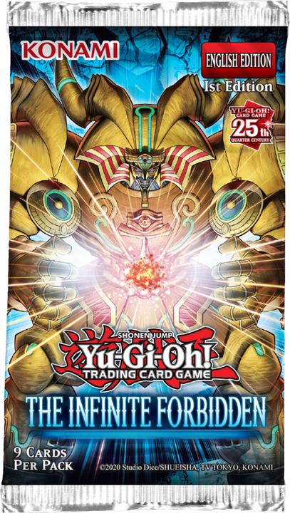 Yu-Gi-Oh Il Pack Booster Proibito Infinito - 1a Edizione -! (Inglese, Pacchetto Booster)