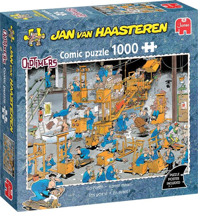 Actual product image Jumbo Jan van Haasteren Oldtimers - Go Forth! (1000 pieces) (1000 pieces)
