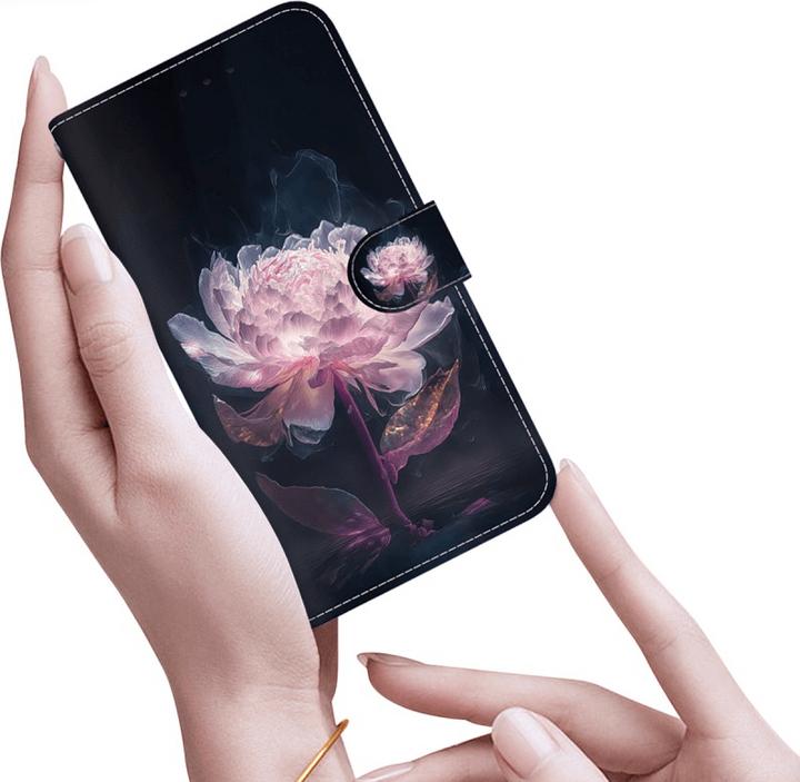 Actual product image Cover-Discount Galaxy S25 - Tasche Hülle mit Blüten Motiv (Samsung Galaxy S25)